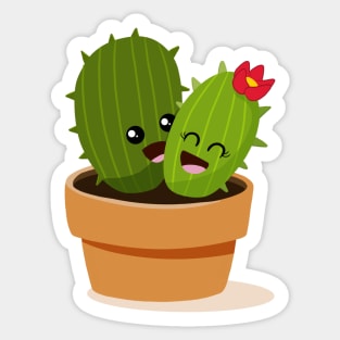 Cactus love Sticker